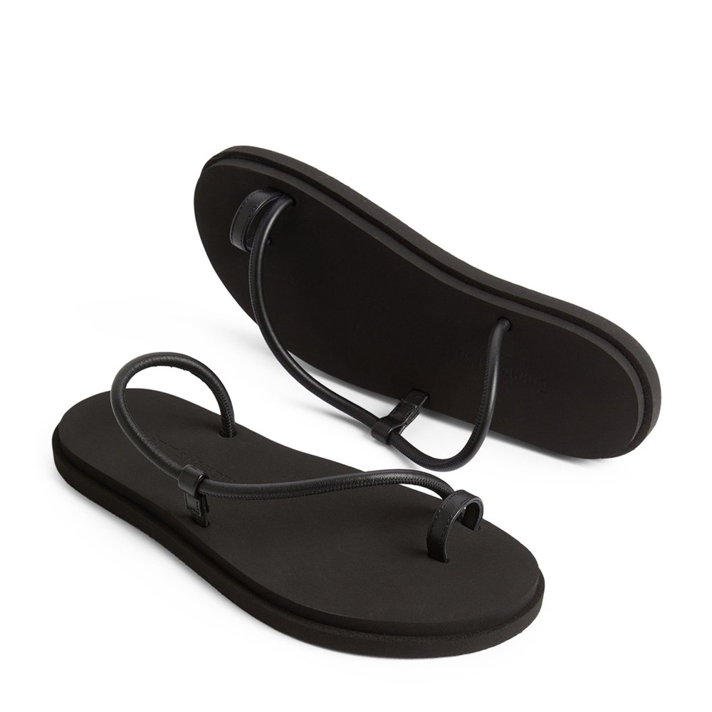 Emme Parsons Black sandals slides 40/ 10